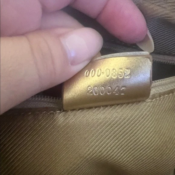 Gucci Teal and Gold Handbag - Picture 7 of 8